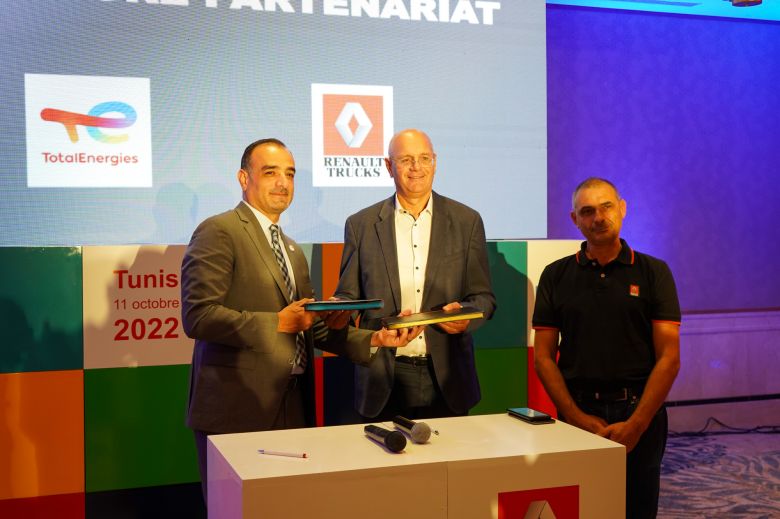 TotalEnergies Tunisie & Renault Trucks signent un contrat de partenariat