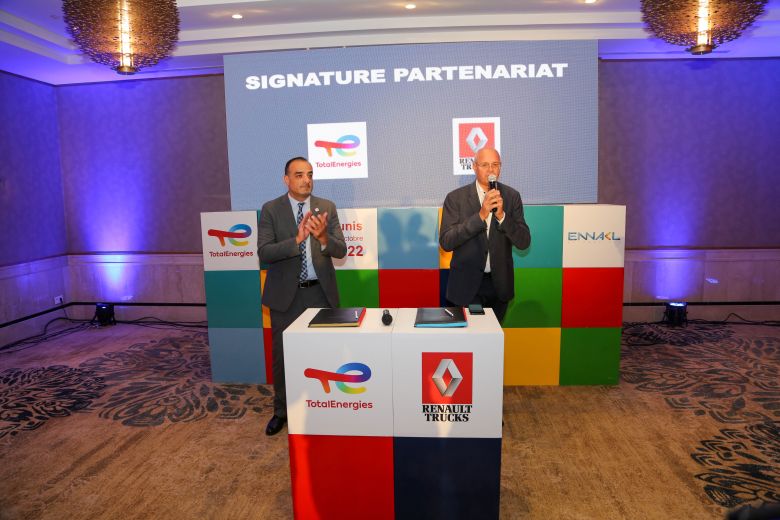 TotalEnergies Tunisie & Renault Trucks signent un contrat de partenariat