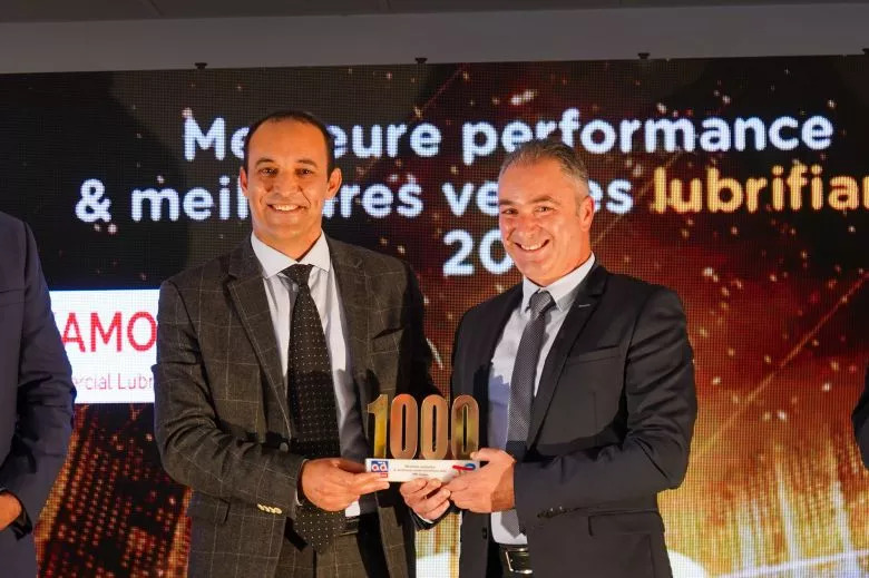 Totalenrgies et AD Tunisie célebrent les 1000 tonnes - Meilleures réalisations et meilleures ventes de lubrifiants 2022
