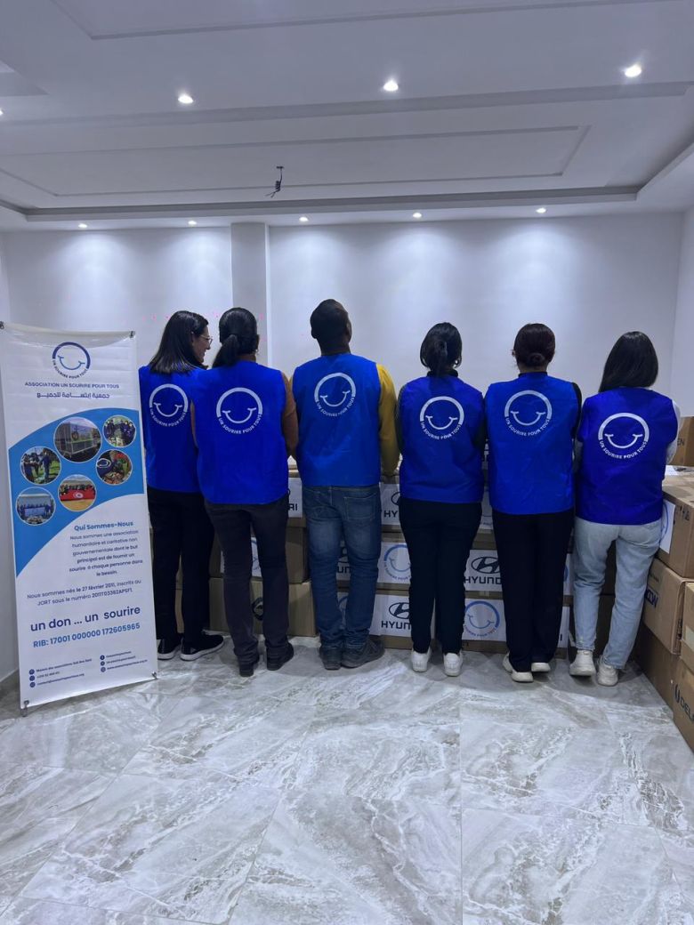 Hyundai Tunisie et l'association Un Sourire Pour Tous ensemble pour le Couffin de Ramadan