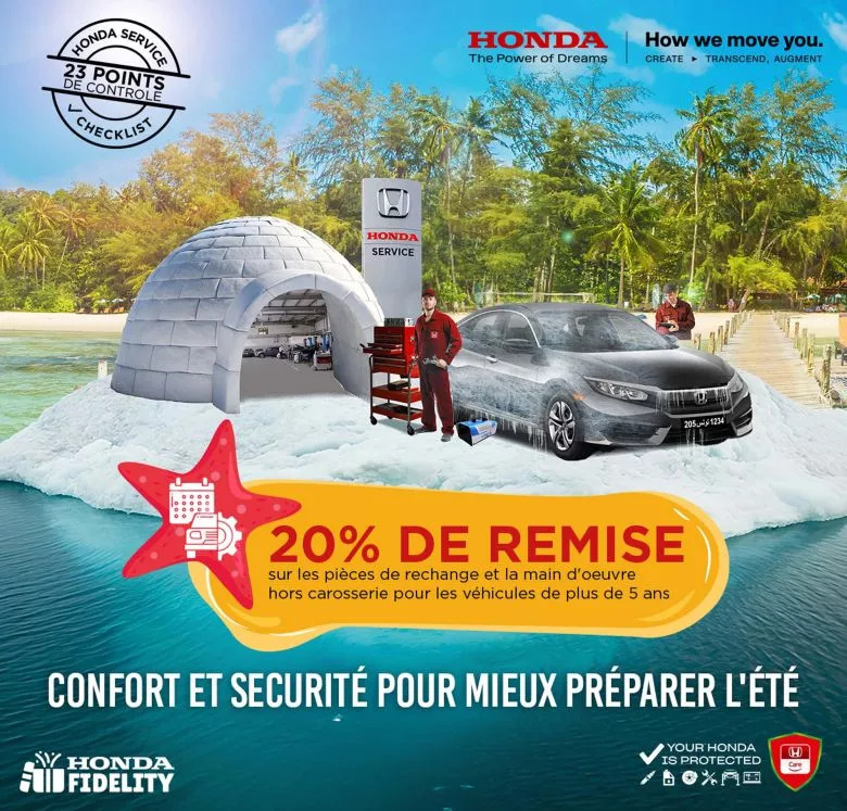 Offre Honda Service Care