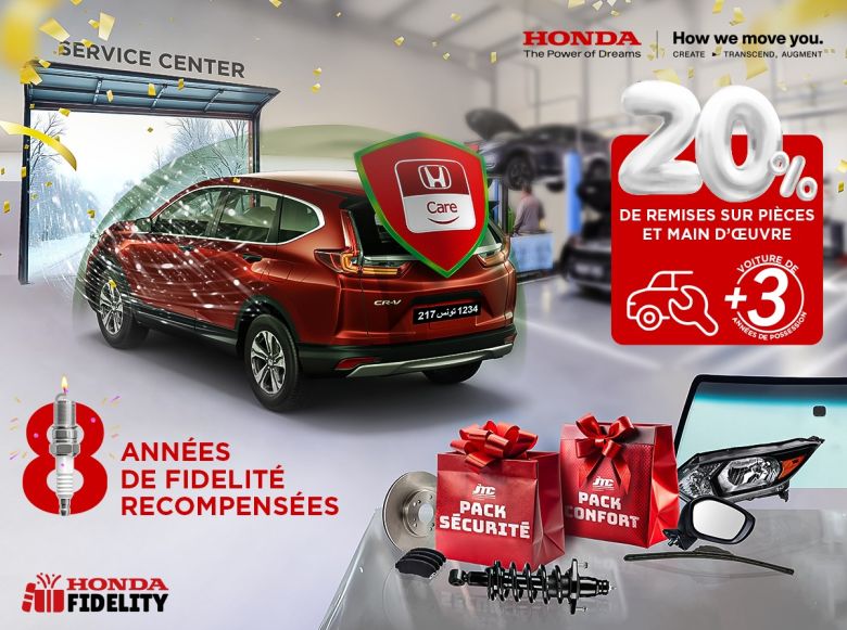 Promo Honda Service 8ème anniversaire