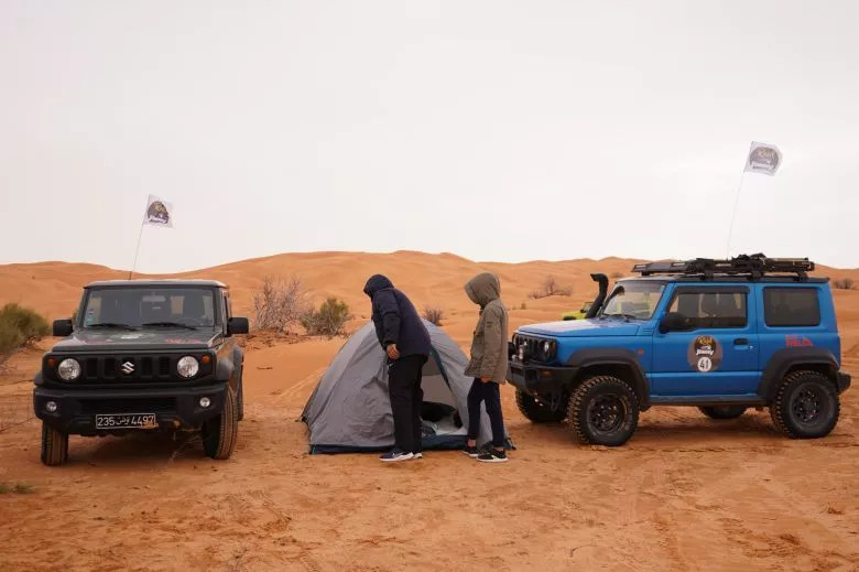 Raid Jimny 2025 - Une aventure exceptionnelle à travers le désert tunisien