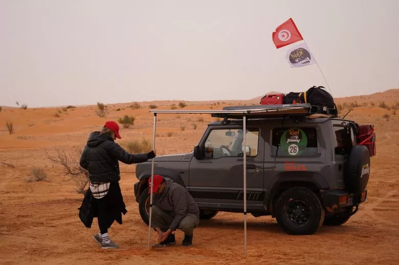 Raid Jimny 2025 - Une aventure exceptionnelle à travers le désert tunisien