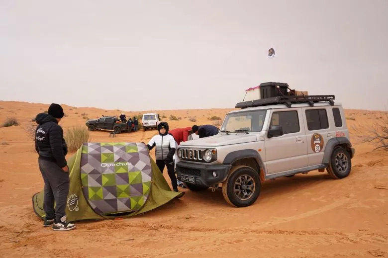 Raid Jimny 2025 - Une aventure exceptionnelle à travers le désert tunisien