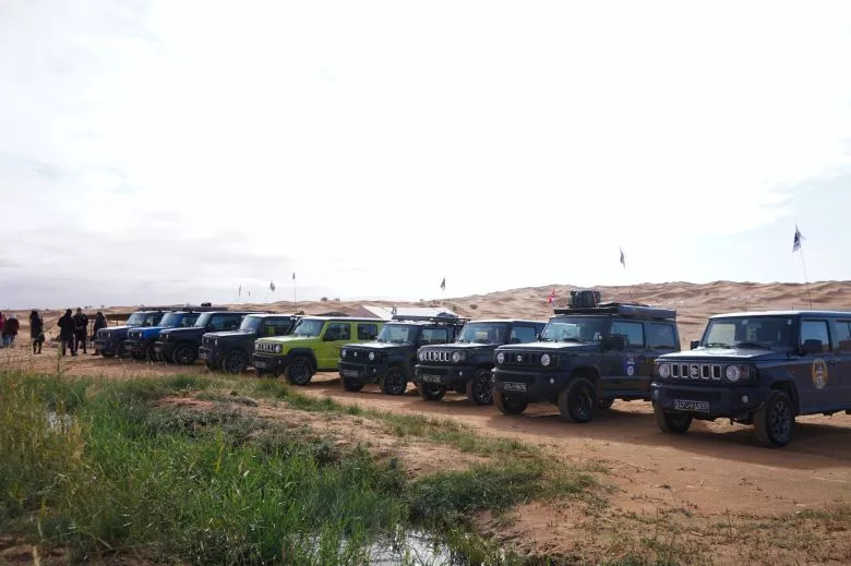 Raid Jimny 2025 - Une aventure exceptionnelle à travers le désert tunisien
