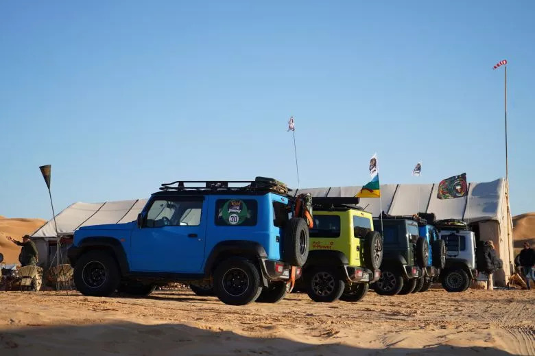 Raid Jimny 2025 - Une aventure exceptionnelle à travers le désert tunisien