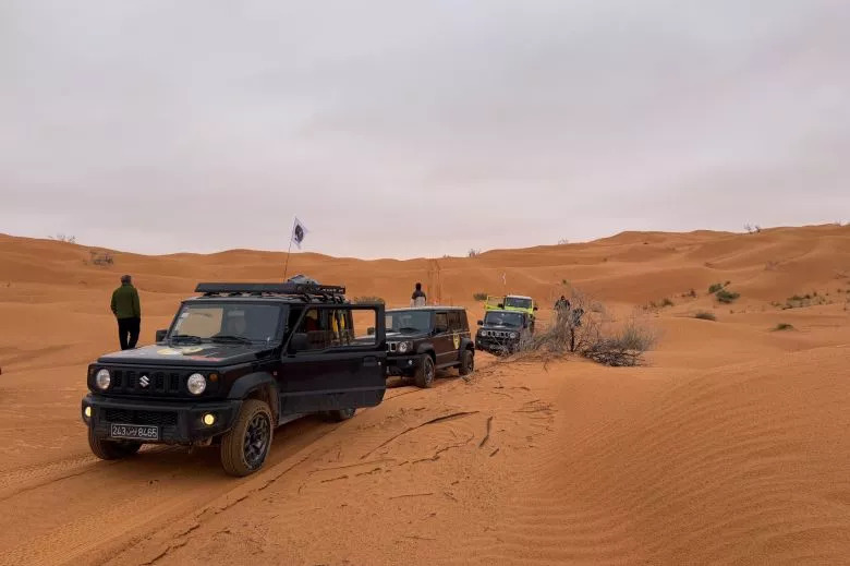 Raid Jimny 2025 - Une aventure exceptionnelle à travers le désert tunisien