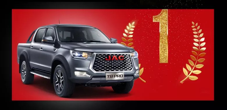 JAC T8 Pro, pickup double cabine le plus vendu en Tunisie en 2025