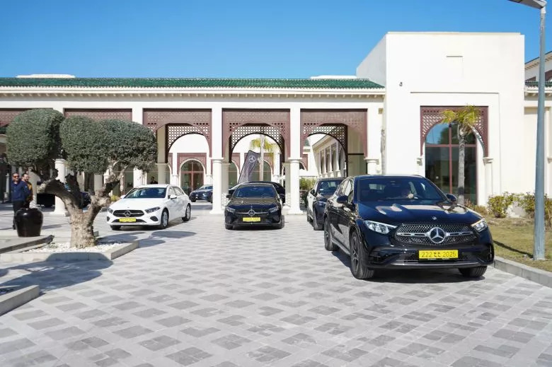 Les essais Mercedes-Benz au Four Seasons Gammarth