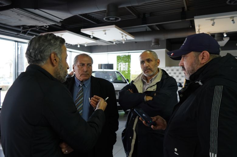 Rencontre professionnelle autour du nouveau Fiat Doblò Combi avec les chauffeurs de taxi