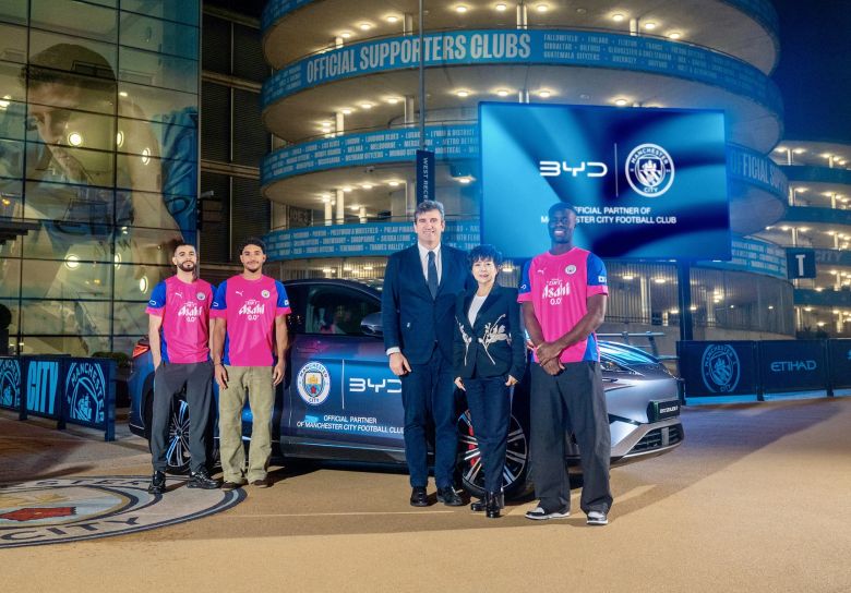 BYD devient partenaire officiel de Manchester City