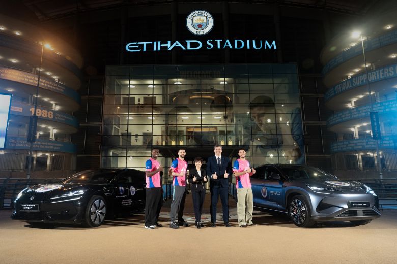 BYD devient partenaire officiel de Manchester City