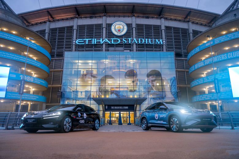 BYD devient partenaire officiel de Manchester City