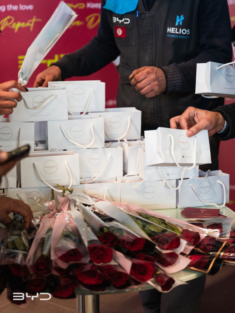 BYD Tunisie célèbre l’amour avec “BYD Keep Driving the Love”