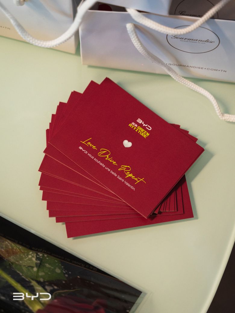 BYD Tunisie célèbre l’amour avec “BYD Keep Driving the Love”